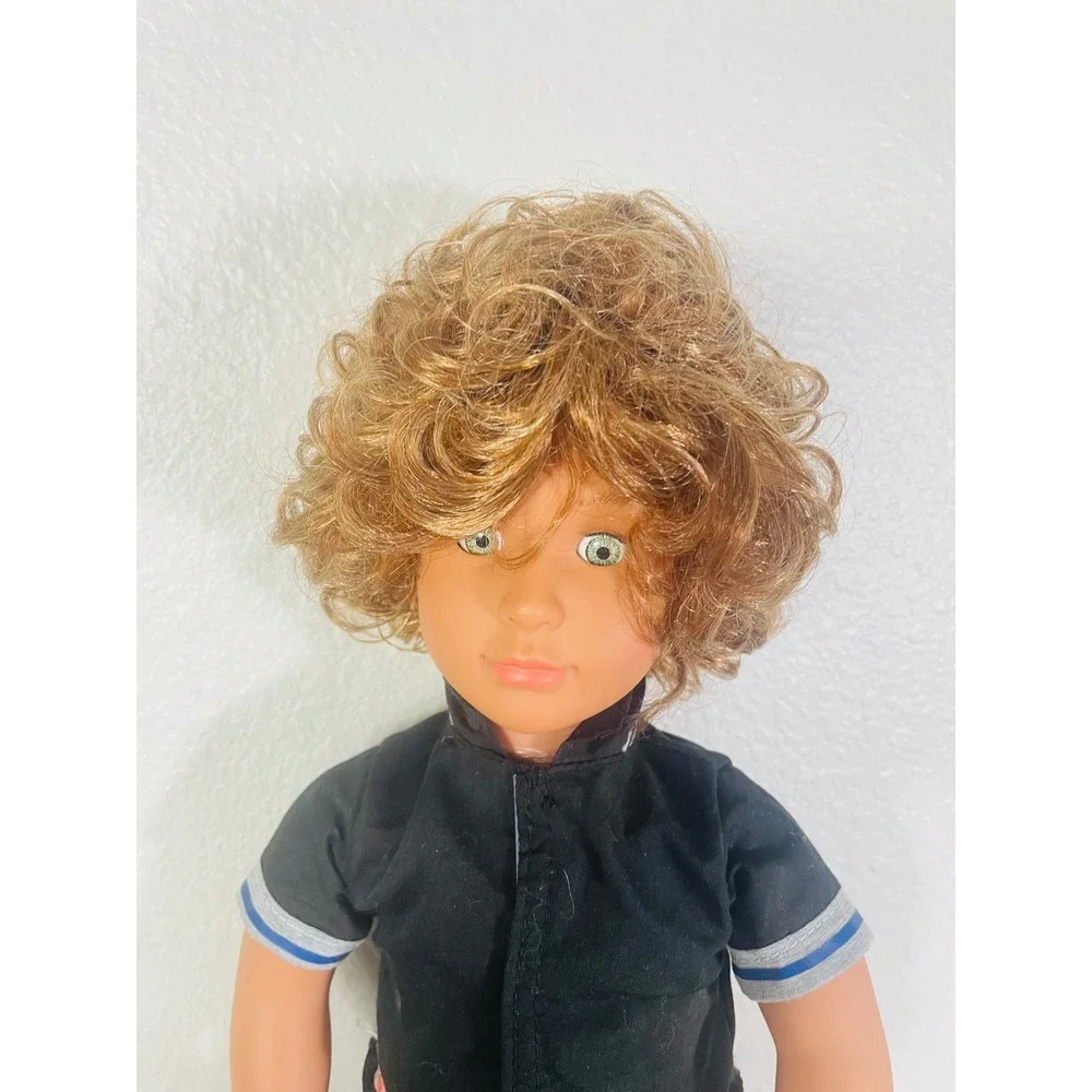 Our Generation Battat 18 Inch Lorenz Boy Doll Curly Blonde Hair Green Eyes